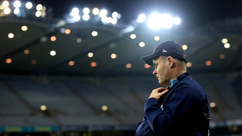 Food for thought: Dublin manager Dessie Farrell has much to think about ahead of a tilt at championship glory this summer. Photograph: Ryan Byrne/The Irish Times