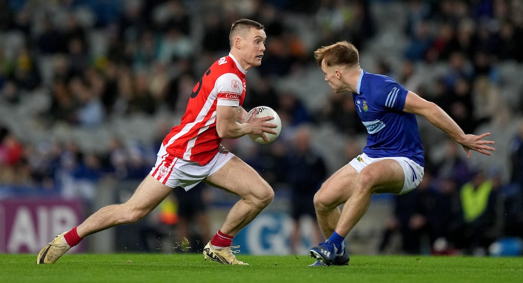 Con O'Callaghan in action for Cuala during the Leinster club final win over St Mary's Ardee. The Dublin full forward will be aiming to help his club thwart he ambitions of Connacht champions Coolera/Strandhill. Photograph: James Lawlor/Inpho