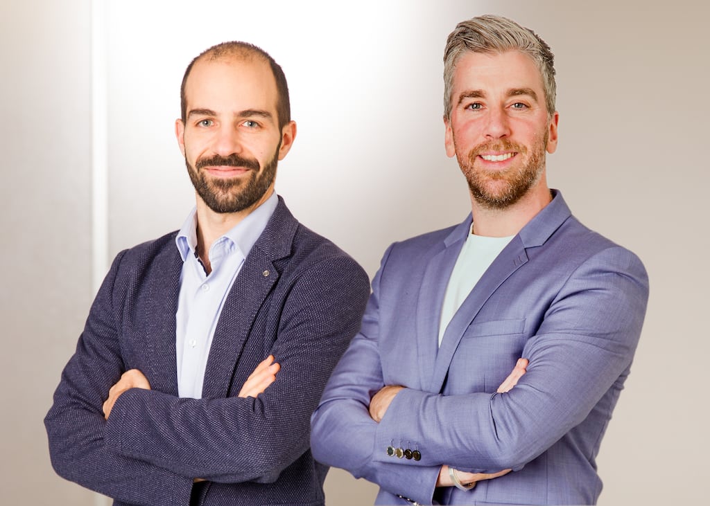 Medical device business Luma Vision's co-founders Fionn Lahart and Christoph Hennersberger. The company has raised €20.1 million.