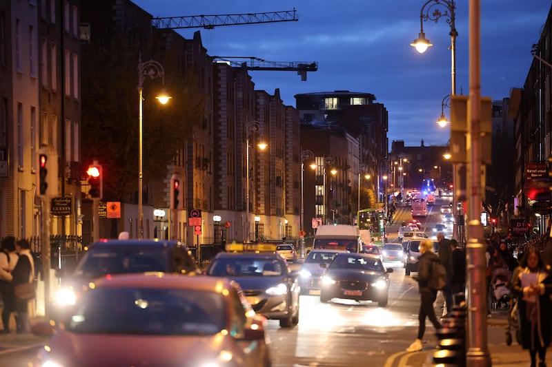 Gardiner Street is believed to have the highest concentration of homeless accommodation in the country. Photograph: Dara Mac Dónaill