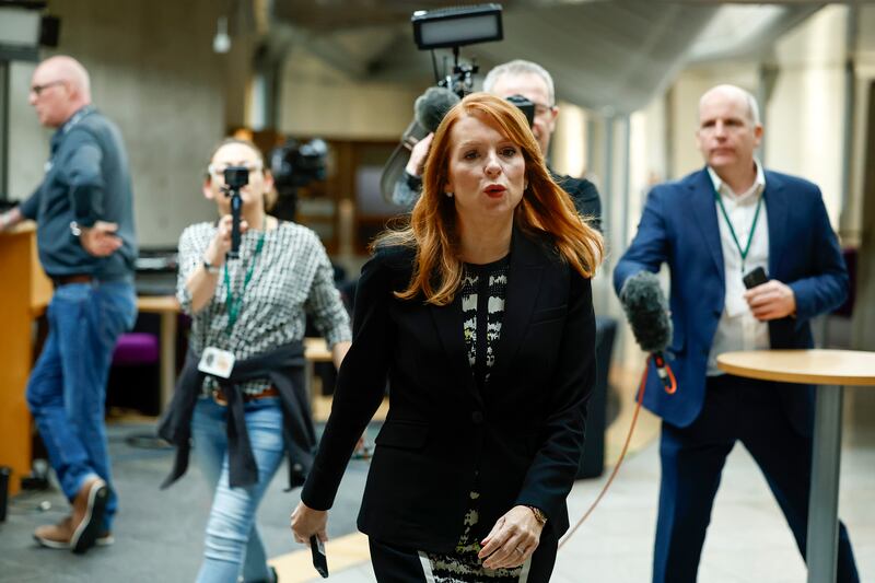 Ash Regan: If the race to become SNP leader is tight, her transfers could prove crucial in helping either Yousaf or Forbes over the line in the single transferable vote contest. Photograph: Jeff J Mitchell/Getty Images