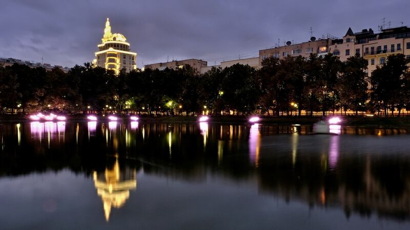 Patriarch’s Ponds: the setting for the opening of The Master and Margarita. Photograph: Vladimir Varfolomeev/Flickr
