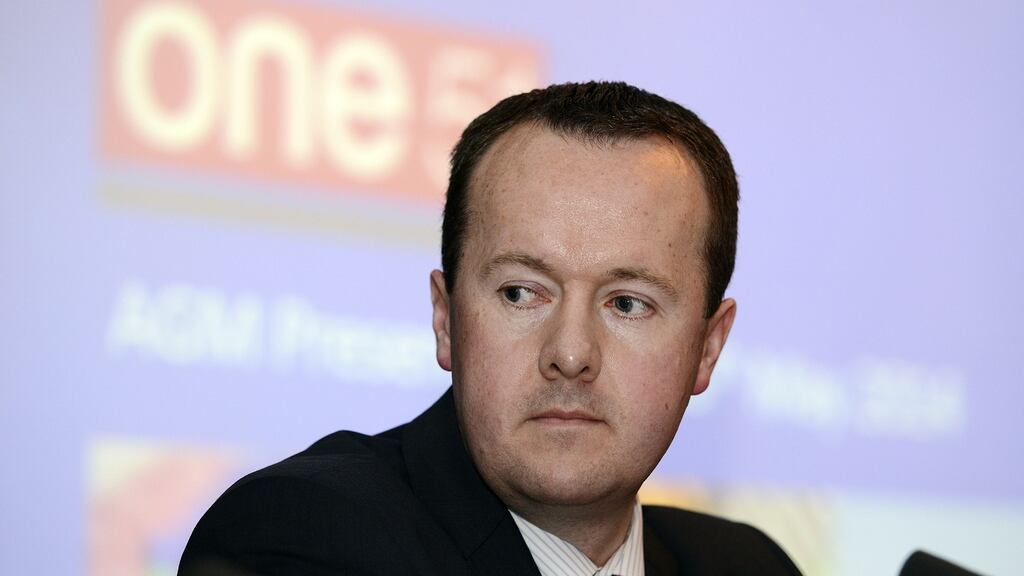 One51 chief executive Alan Walsh said the company would adopt a “cautious stance” on the UK economy. Photograph: Dave Meehan