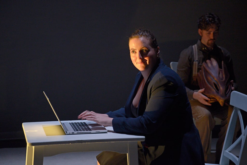 Emily Hogarty and Eoin Foran in Conor Mitchell's Les Selenites. Photograph: Pádraig Grant