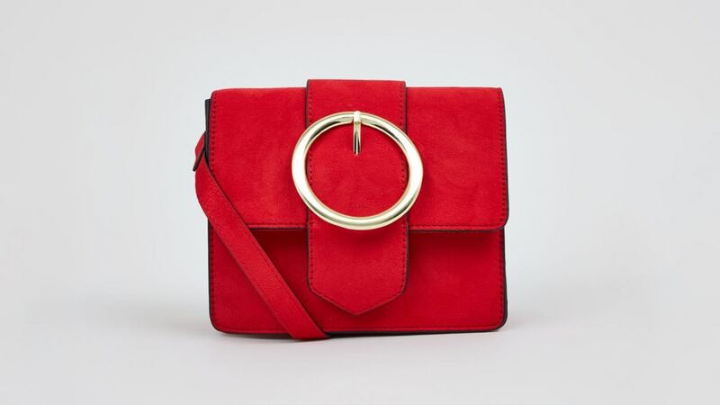 Red Circle Buckle Cross Body Bag New Look. €19.99