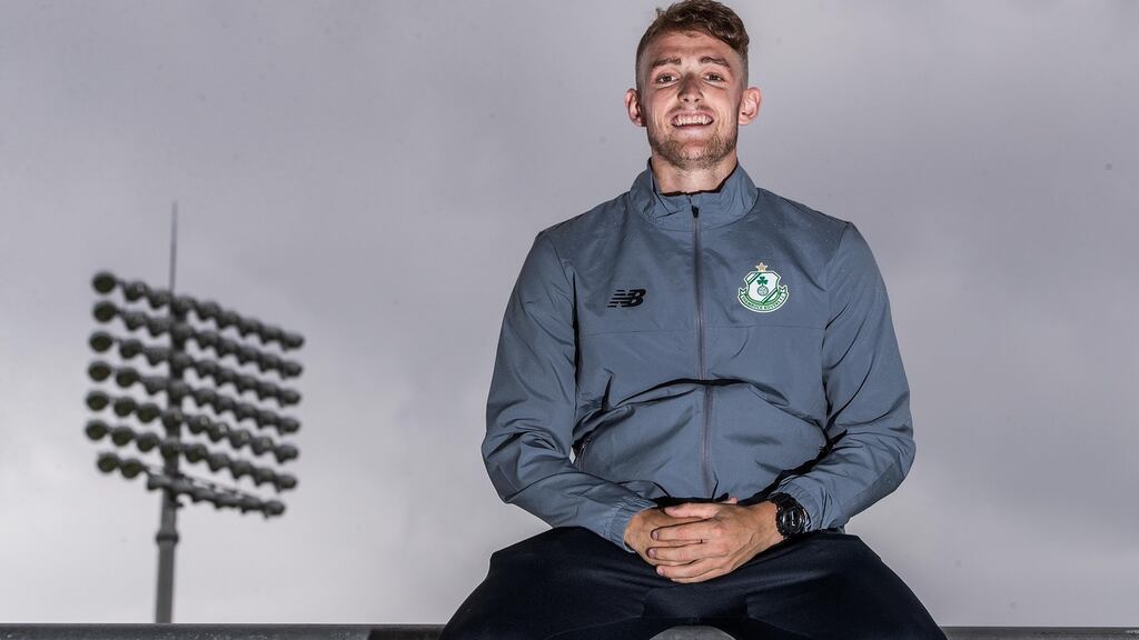 Shamrock Rovers’ Lee Grace. Photograph: Tommy Dickson