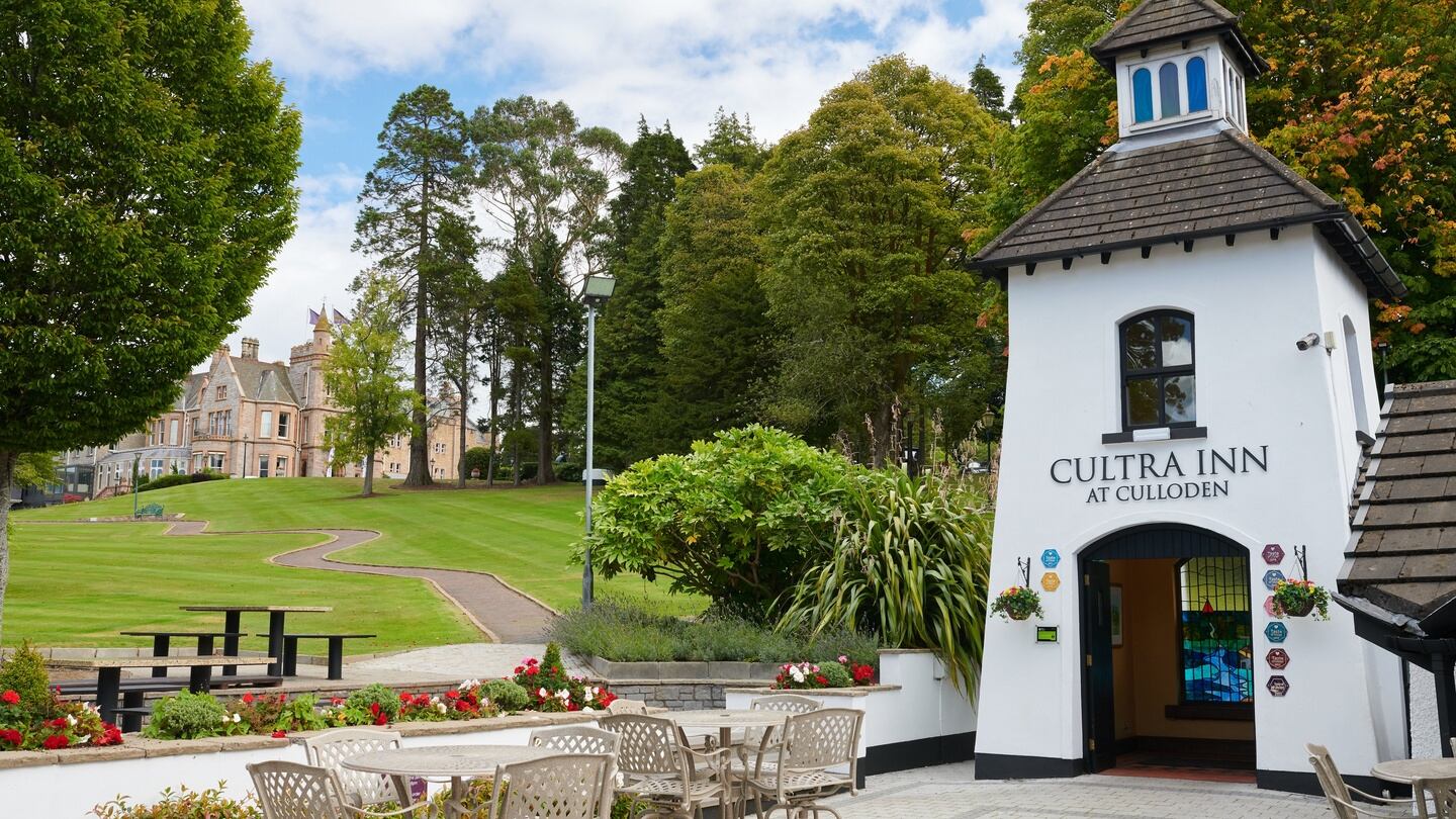 Laid-back: the Cultra Inn on the edge of the estate serves excellent seafood chowder for lunch