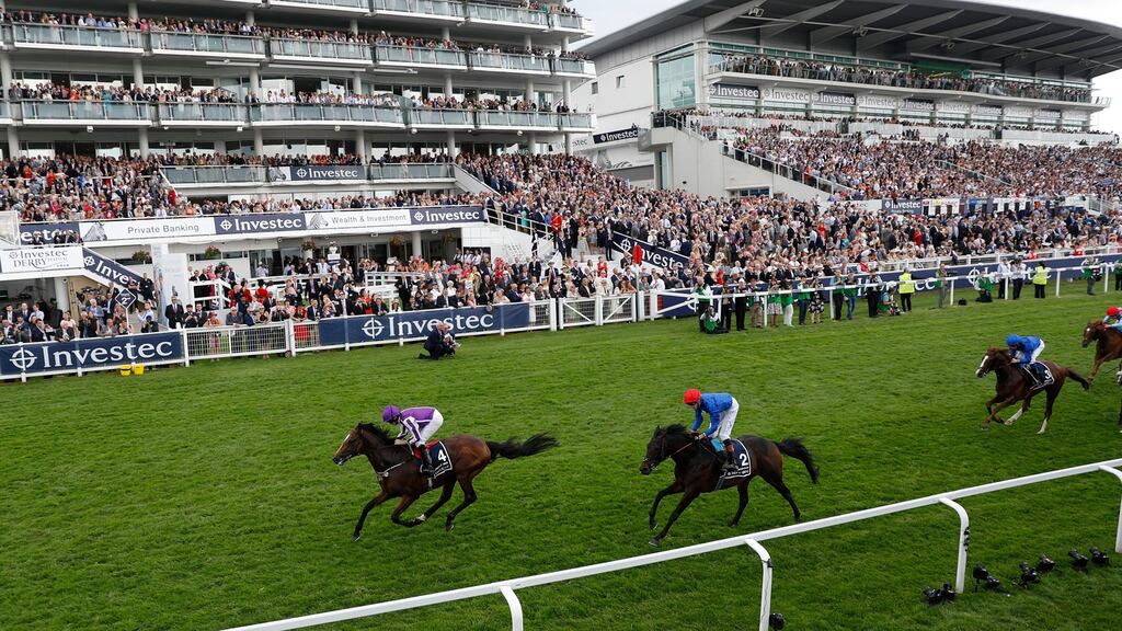 Highland Reel and Ryan Moore take the Coronation Cup at Epsom. Photograph: Peter Nicholls/Reuters