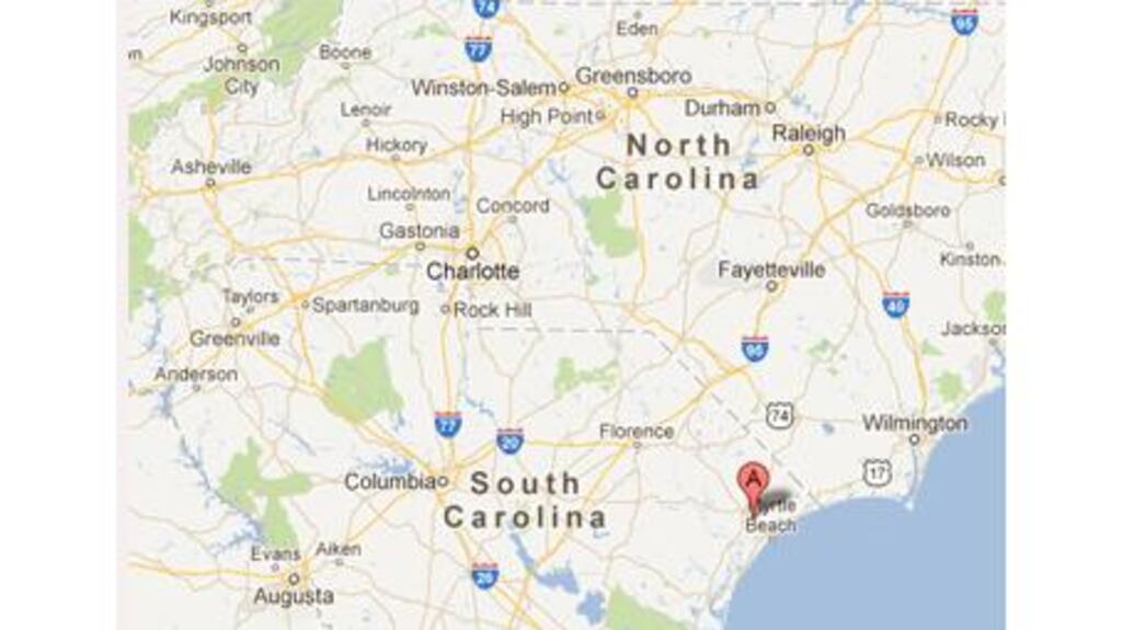 A student has died following a shooting at Coastal Carolina University in Conway, South Carolina. Image: Google Maps.