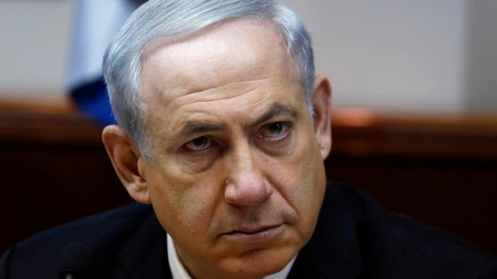 Israel’s Prime Minister Benjamin Netanyahu: said that attempts to impose a boycott on Israel are “immoral and unjust” and will not succeed. Photograph: Reuters