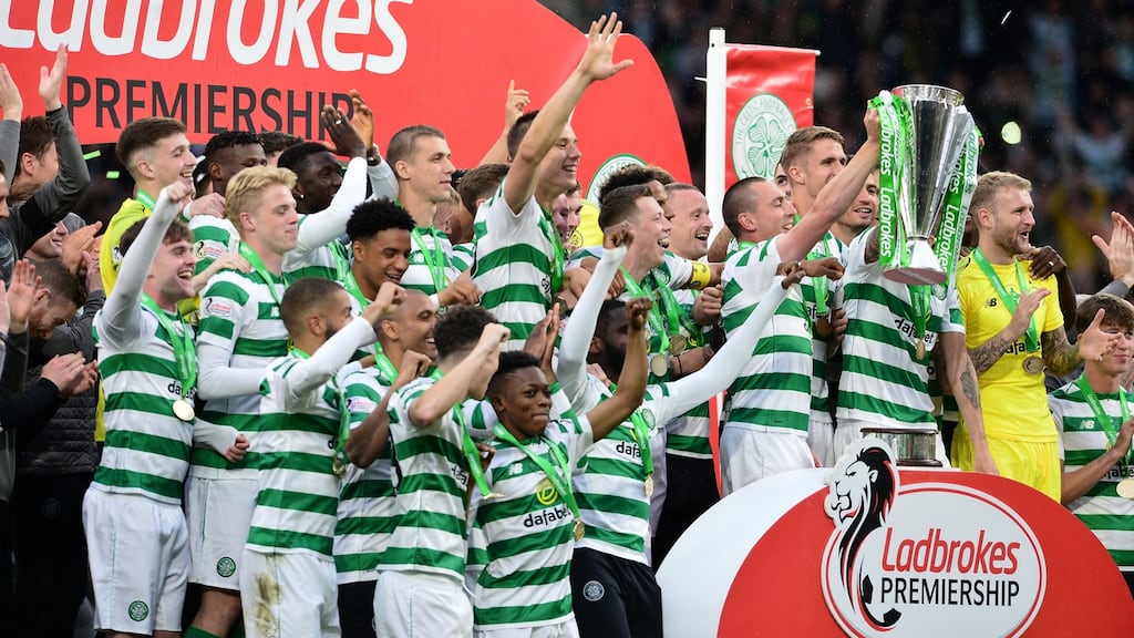 That Rangers don’t want Celtic’s retention of the trophy nailed down is as obvious as Tuesday follows Monday. Photograph: Mark Runnacles/Getty Images