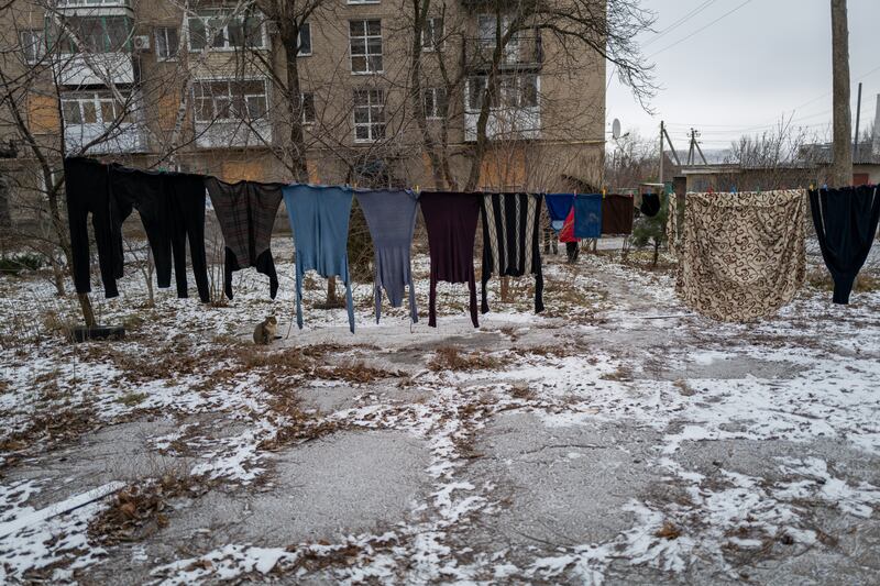 Relentless Russian shelling has completely destroyed the city of Bakhmut. Photograph: Spencer Platt/Getty Images