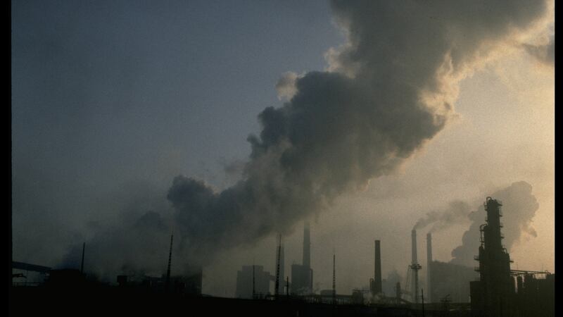 The industrial area of Bazhanov, near Donetsk in Ukraine. File photograph: Igor Gavrilov/The LIFE Images Collection via Getty Images/Getty Images
