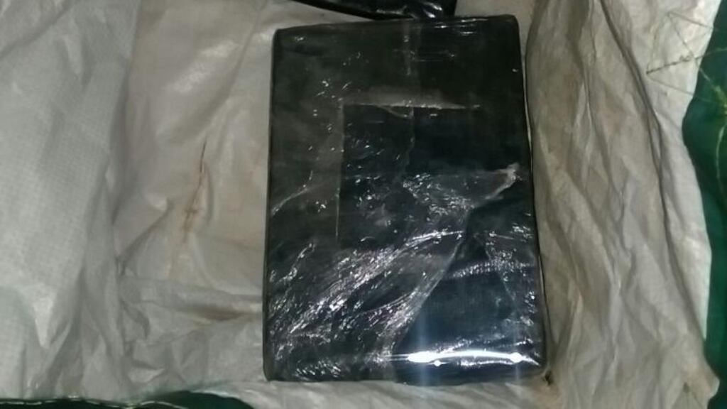 An image of the heroin seized during Garda searches in Dublin and Westmeath.