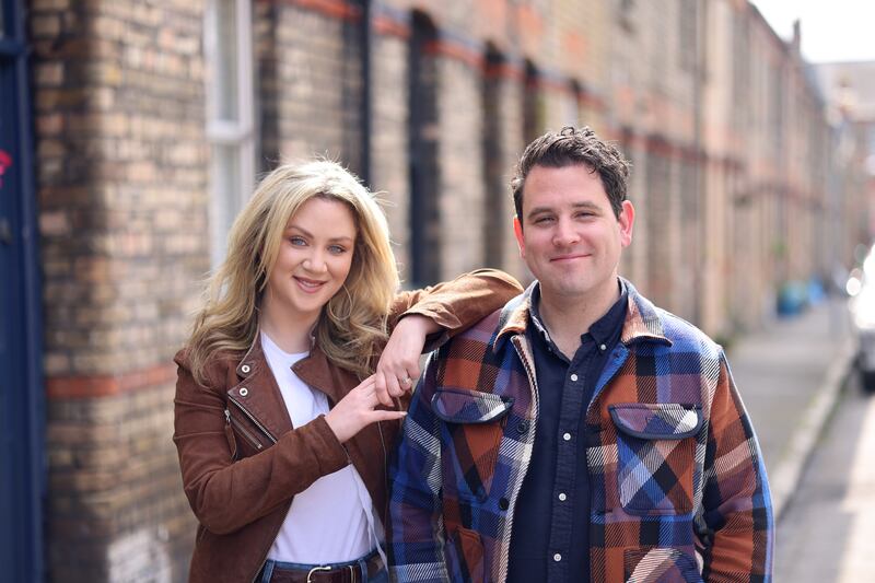 Ciara Donnelly and Eric Matthews. Photograph: Dara Mac Dónaill