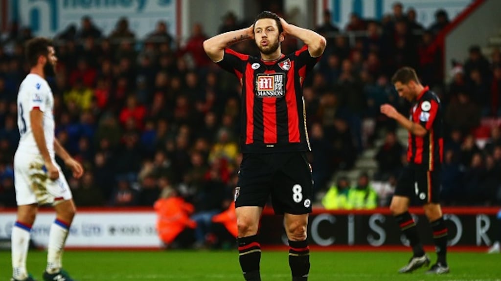 Harry Arter has been forced to withdraw from the Ireland squad due to an achilles injury. Photograph: Getty