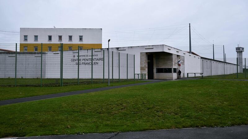 The Reau-Sud Francilien prison in Reau, outside of Paris from which French armed robber Redoine Faid has escaped on board a helicopter. Photograph: Philuppe Lopez/AFP/Getty Images.