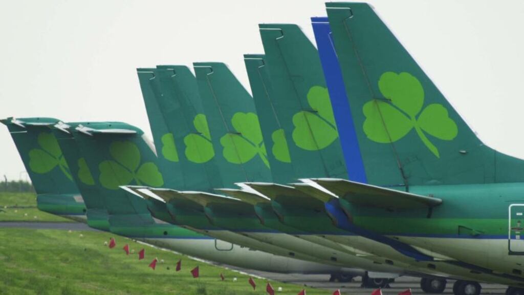 Aer Lingus reported operating losses of €45.5 million for the first three months of 2013. Photograph: Frank Miller/The Irish Times