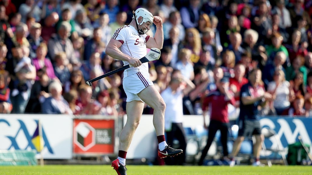 Joe Canning: has been in impressive form again this year in a potent Galway attack and will most likely cause problems for Kilkenny on Sunday. Photograph: Tommy Dickson/Inpho