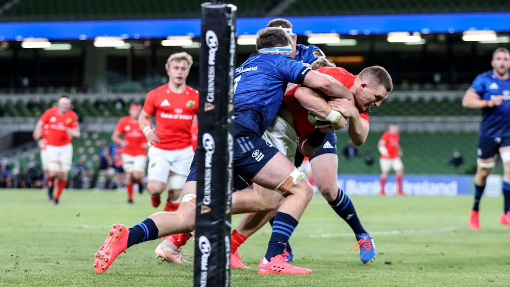The high quality match that Munster and Leinster produced last week was the product of a much deeper motivation than fans cheering. Photograph: Inpho
