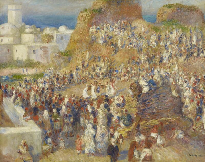 Pierre-Auguste Renoir’s La Mosquée. Fête arabe (1881). Courtesy of Grand Palais (Musée d’Orsay)