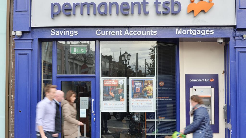 Permanent TSB declined 1.6 per cent to €1.75. Photograph: Alan Betson