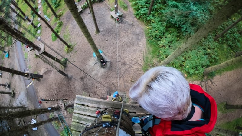 Ziplining adventures at Zipit, Tibraddan Woods in Dublin