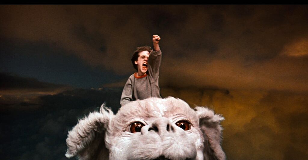 Falkor with Barret Oliver in The NeverEnding Story. Photograph: Warner Bros
