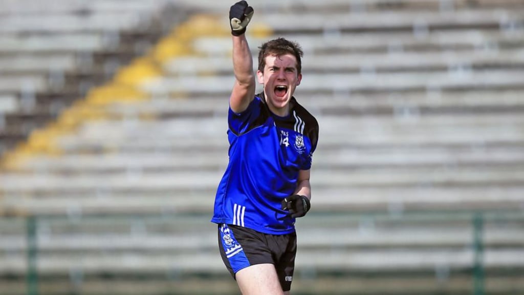 Maghera’s Shane McGuigan celebrates his winning point. Photo: John McVitty/Inpho