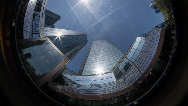 The headquarters of German bank Deutsche Bank in Frankfurt. Photograph: Boris Roessler/AFP/Getty Images