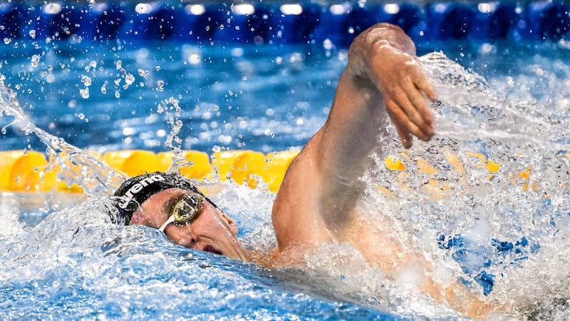 Ireland’s Nathan Wiffen on his way to qualifying for the final. Photograph: Andrea Staccioli/Inpho