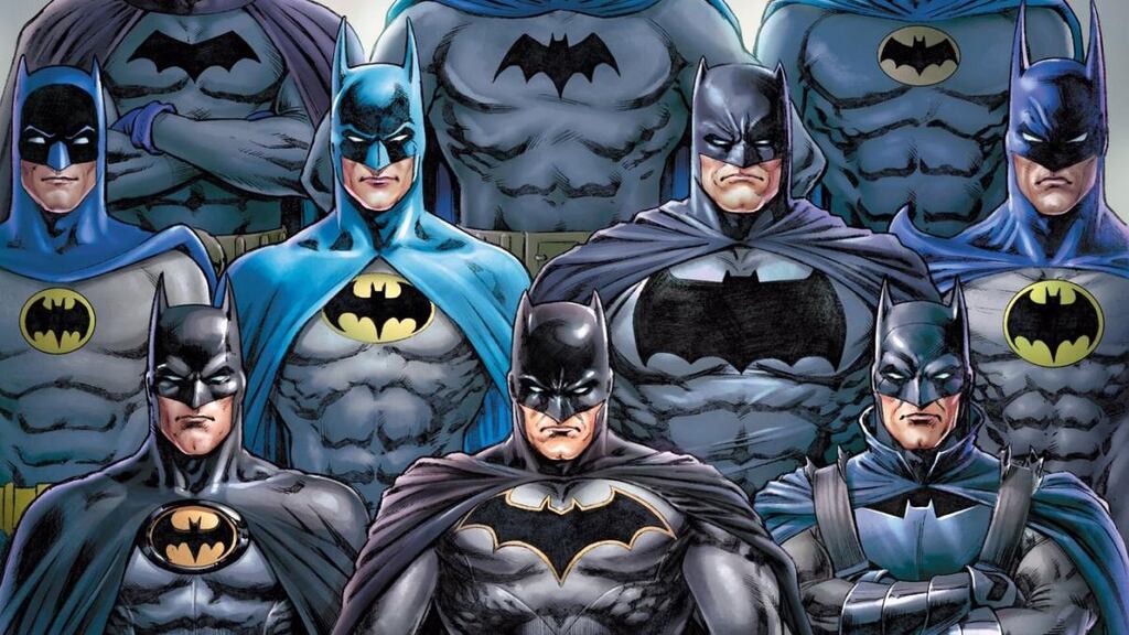 Detective Comics No 1000: the full cover art, drawn by Nicola Scott and coloured by Annette Kwok, will be sold at King’s Comics in Sydney. Photograph courtesy of DC