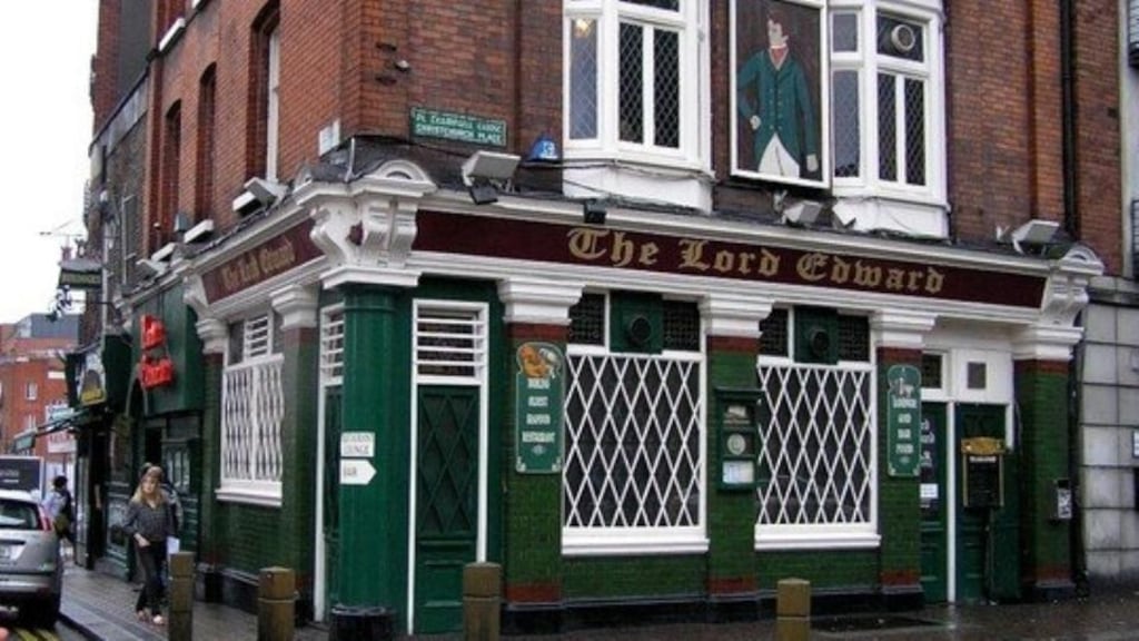 The decor at the Lord Edward has hardly changed since 1904