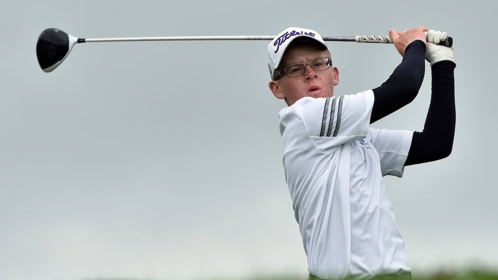 David Kitt. “I knew if I played well I would have a good chance around here. It’s not too long a course for me,” said the 17-year-old schoolboy. Photograph: Pat Cashman