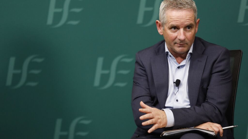 Chief executive of the HSE Paul Reid tweeted about the marginal reduction on Covid-19 positivity rates. Photograph: Leon Farrell/ Photocall Ireland