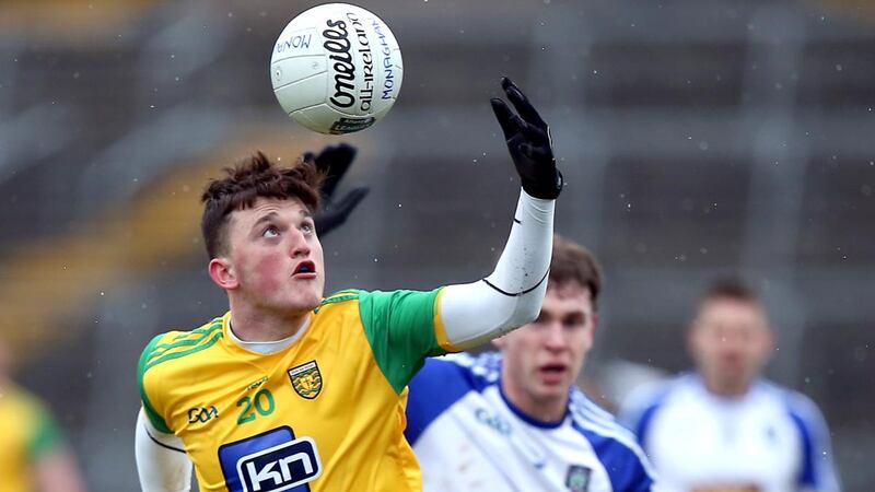 Niall O’Donnell: clever in open play and also can prove a reliable free-taker for Donegal. Photograph: John McVitty/Inpho