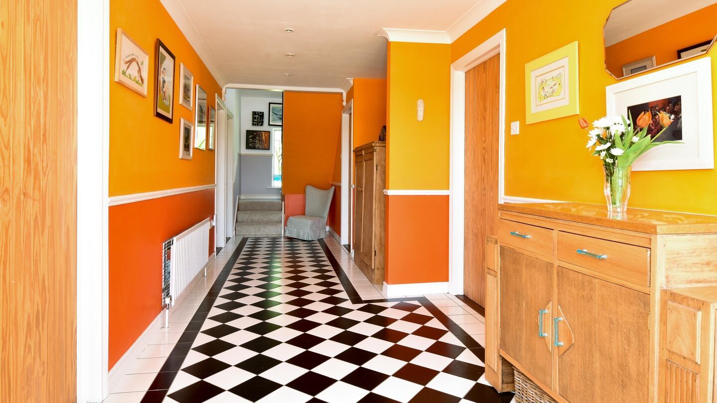 The hall of The Weir, Kilcolgan, Co Galway.