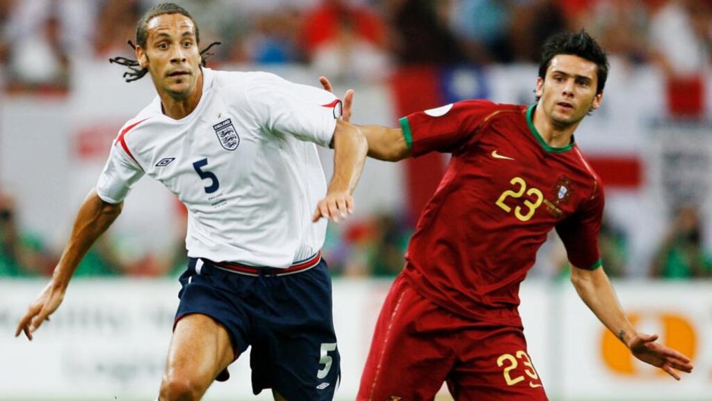 Former England captain Rio Ferdinand has announced his retirement from international football. Photograph: Clive Mason/Getty Images