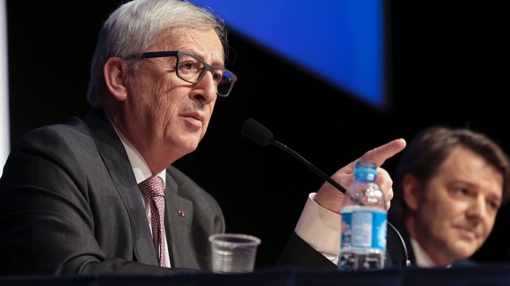 European Commission president Jean-Claude Juncker: told a convention of France’s mayors TTIP would not undermine their interests. Joel Saget/AFP/Getty.