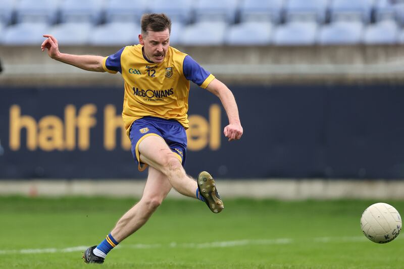Na Fianna's David Quinn scores his side's third goal. Photograph: Bryan Keane/Inpho