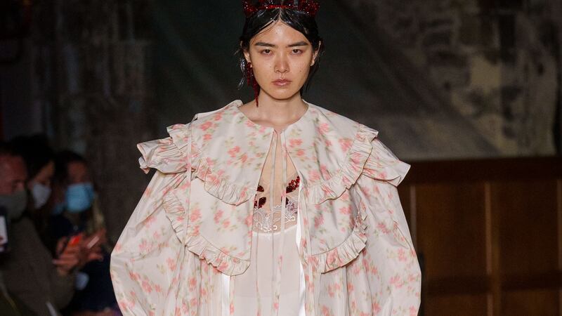 A new look from Simone Rocha's AW22 collection. Photograph: Ben Broomfield Photography