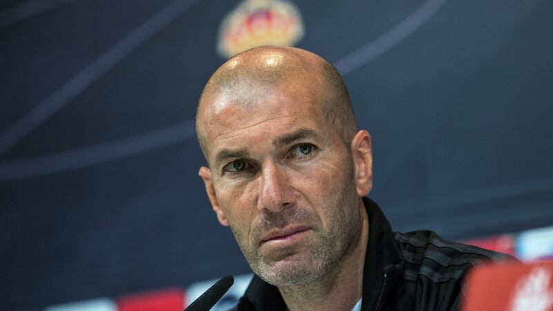 Real Madrid boss Zinedine Zidane says Cristiano Ronaldo will be fit for the Champions League final. Photograph: Rodrigo Jimenez/EPA