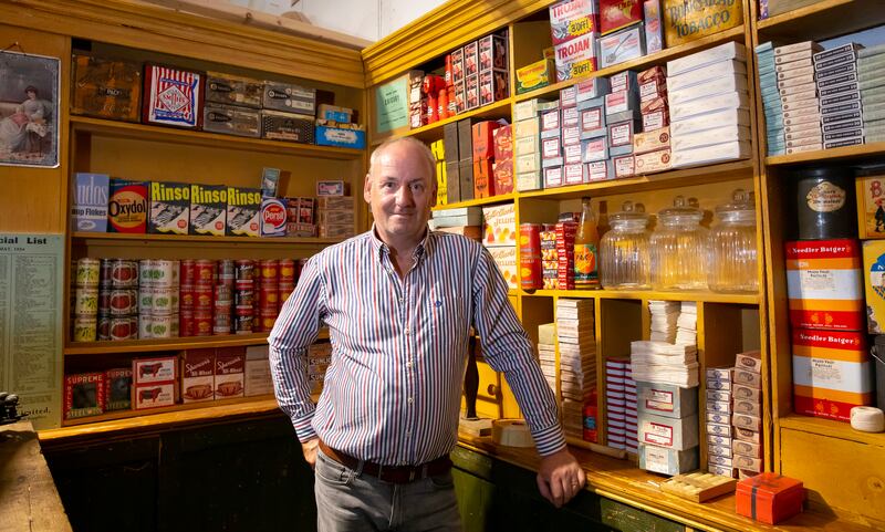 Prop provider Liam Doyle: 'My specialities are 1950s groceries.' Photograph: Mary Browne
