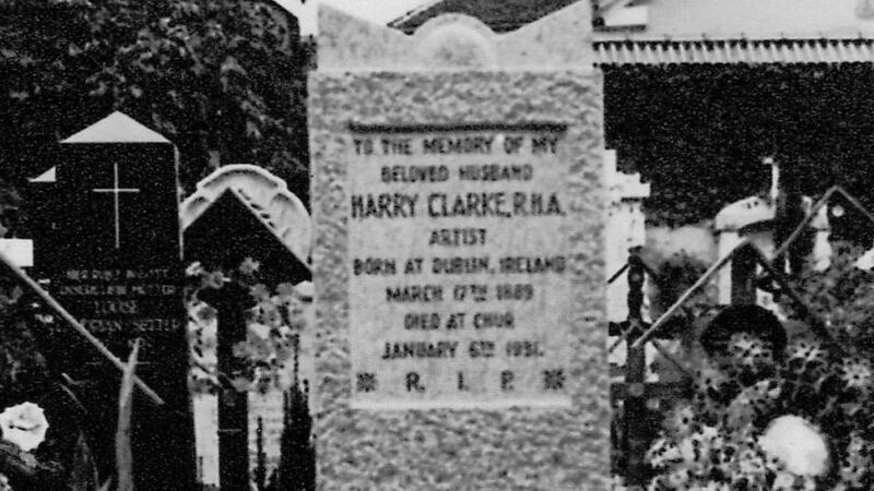 ‘Clarke died at the sanatorium of Arosa. After a tiny funeral he was buried in the graveyard of the Catholic Cathedral of Chur . . . Clarke’s headstone (above) was removed and his remains were relocated to an unmarked communal plot 15 years after his death.’