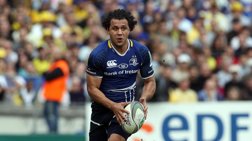 Isa Nacewa may be returning to Leinster next season with talk of his signing a year-long contract in a player/coach role. Photograph: Dan Sheridan /Inpho