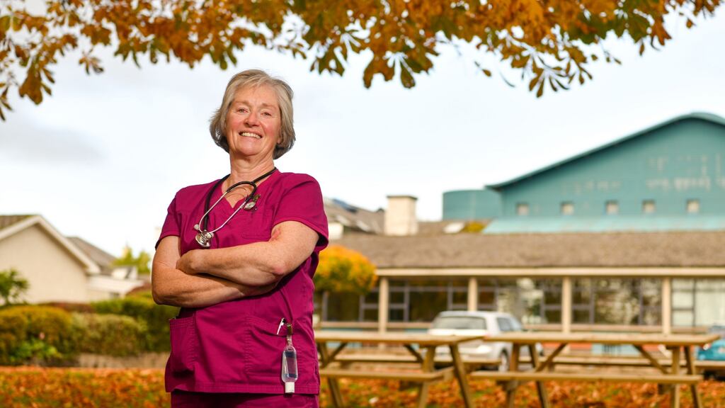 Beverley Callender has been a nurse at Villiers School in Limerick  for the past 14 years. Photograph: Diarmuid Greene