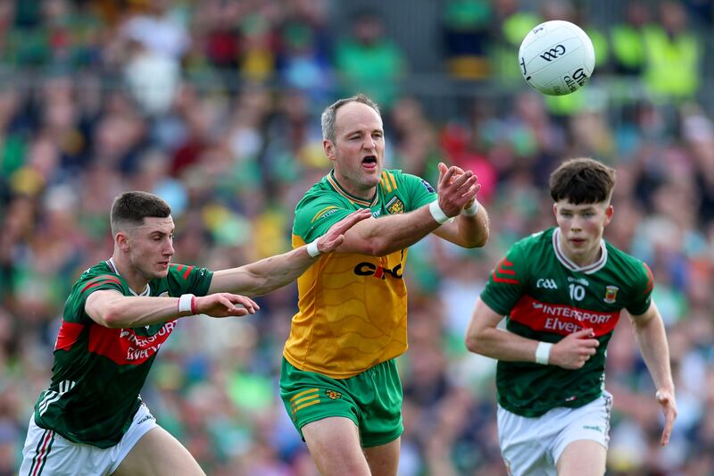 Michael Murphy is still doing Michael Murphy things for Donegal. Photograph: James Crombie/Inpho