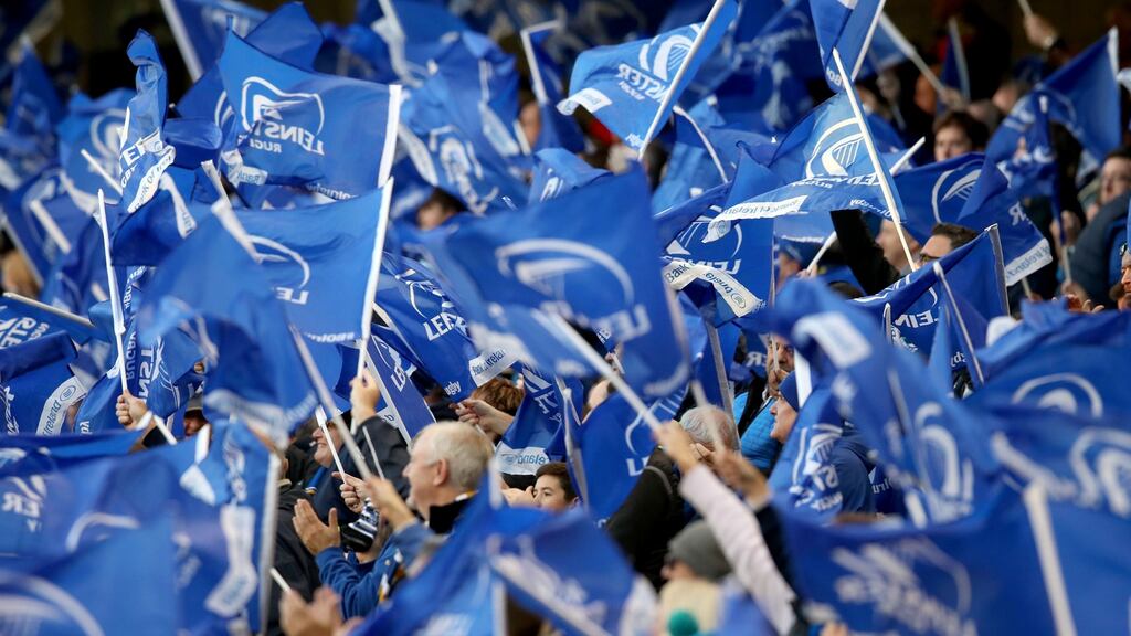 Leinster fans will be unable to watch both their team and Munster live this weekend. Photograph: Bryan Keane/Inpho