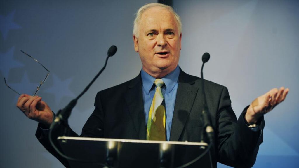 Former taoiseach John Bruton:  the Kilmichael Ambush Commemoration  was told at the weekend that  his  comments about the Easter Rising and the War of Independence marked the most extreme articulation of a particular view of Irish history. Photograph: Aidan Crawley