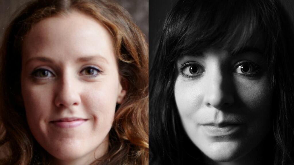 Louise O’Neill, left: Alvy wrote those words but I felt as if she had ripped them from my own heart; Alvy Carragher: Asking For It put me straight back in the Rape Crisis Centre